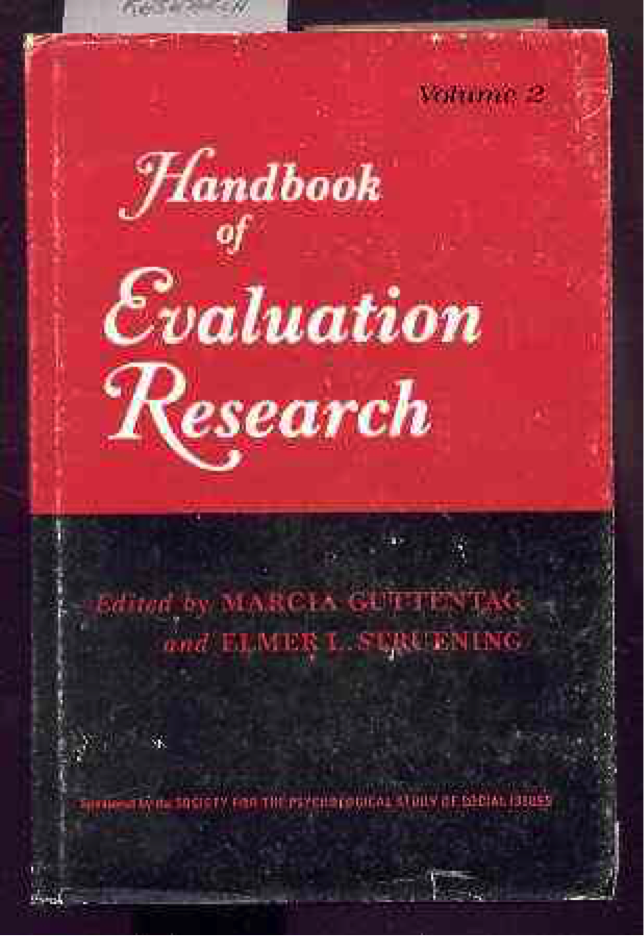 handbook of evaluation research