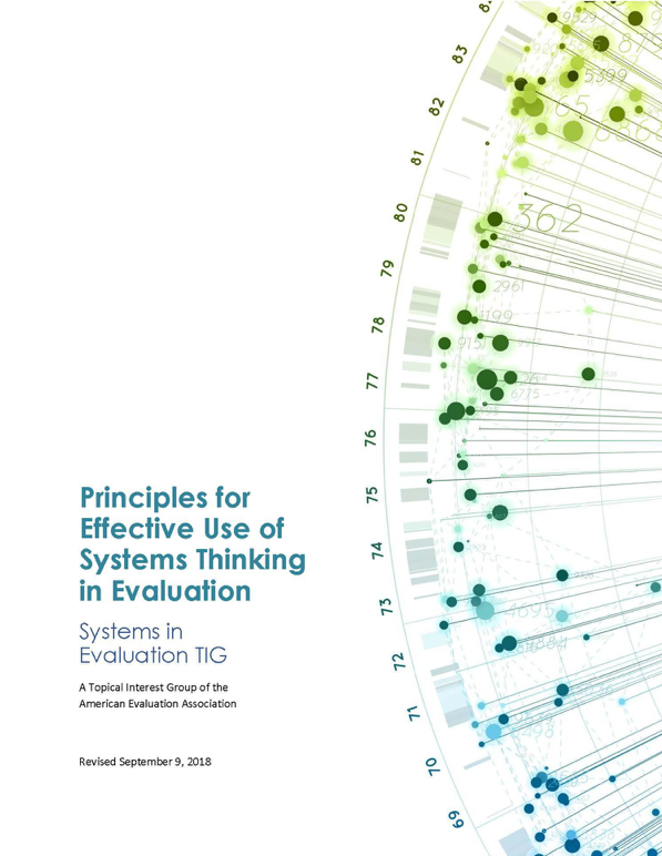 Principles for Effective Use of Systems Thinking in Evaluation