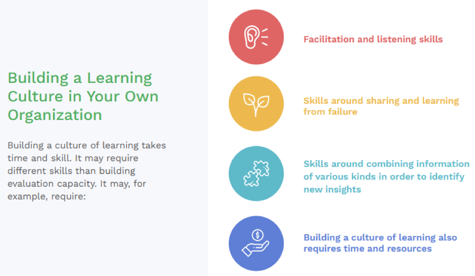 Building a Learning Culture in Your Own Organization diagram
